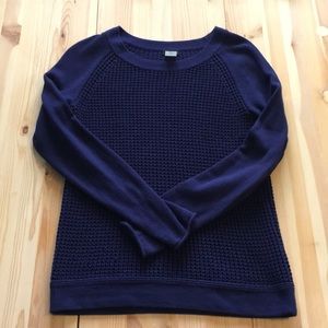 J Crew Navy Knit Sweater